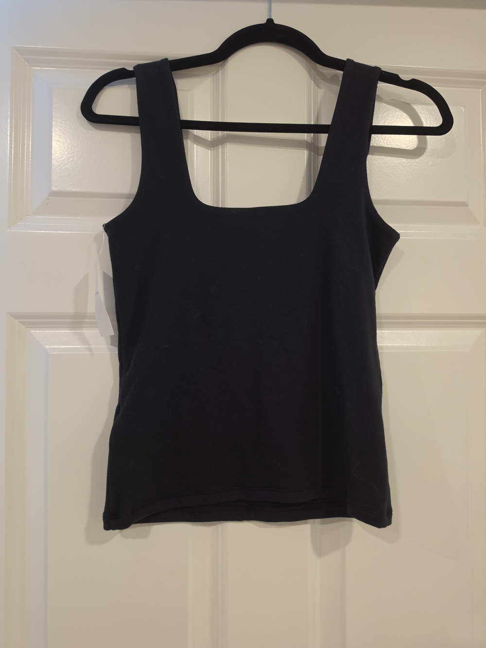 Abercrombie & Fitch Black Square-Neck Tank